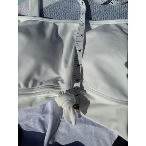 NWT, Eomenie, One Piece Bathing Suit, Black and White, Size S - Picture 3 of 6